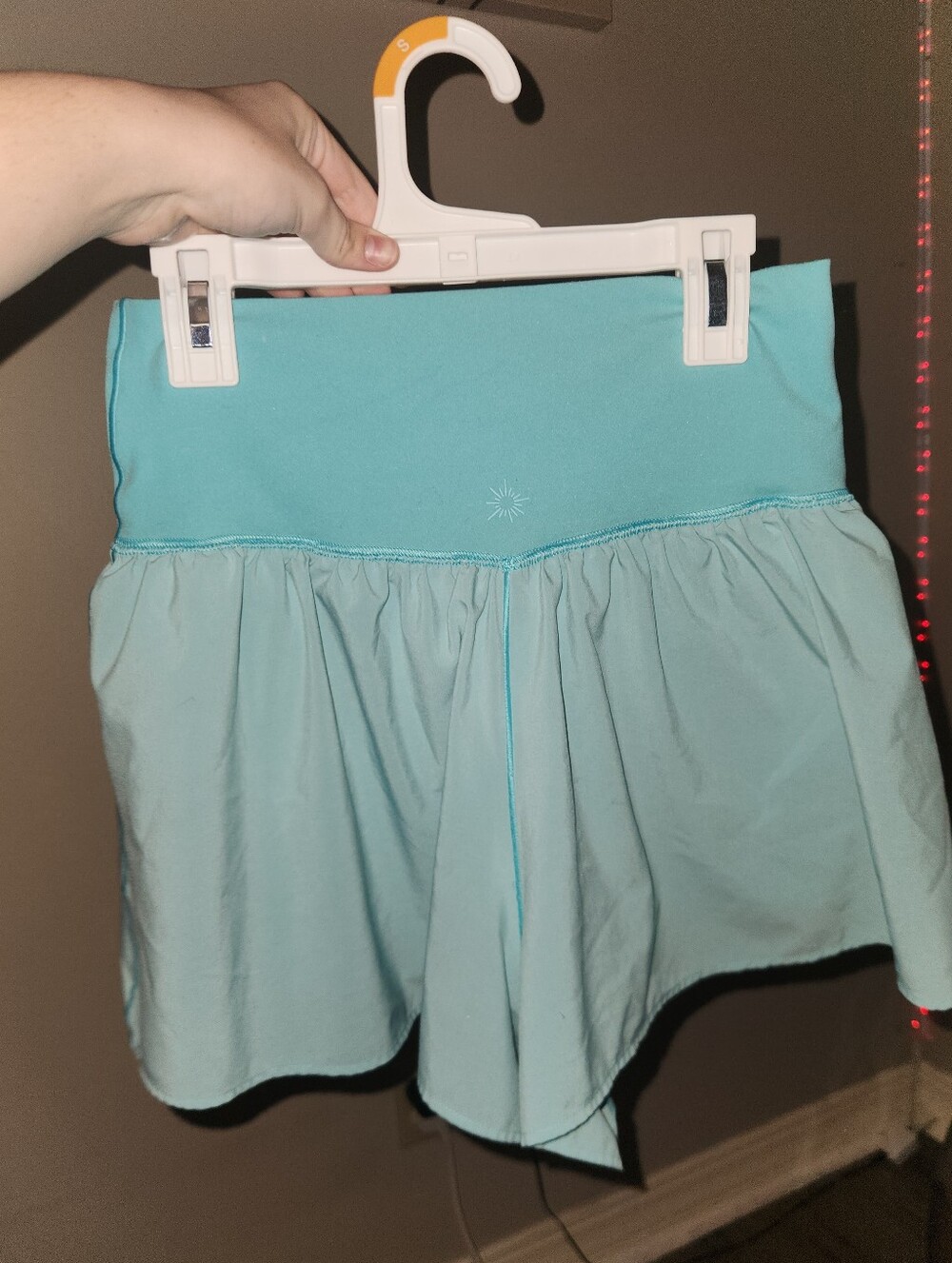 Aerie teal crossover shorts - Picture 5 of 5